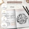 LEBENSKOMPASS Hand Lettering Pens Set of 6 Water-Based Hand Lettering