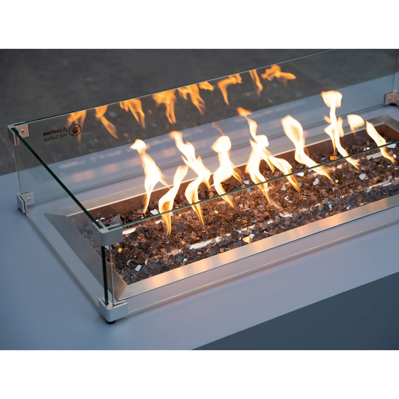 Stanbroil 10-Pound Fire Glass - 1/4 inch Reflective Tempered Fire