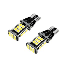 Lyxheth 2PCS Led Backup Reverse Lights, Reverse Light Bulb, 3030-24SMD Waterproof Metal Super Bright Vehicle Illumination Lights Bulbs, T15 W16W Car Brake Light Replacement for Most Cars (White)