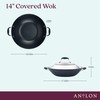 Anolon Advanced Home Hard-Anodized Nonstick Open Stock Cookware- Woks (14-Inch