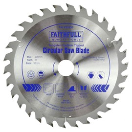 Faithfull TCT Circ Saw Blade 230 X 30 X 30T