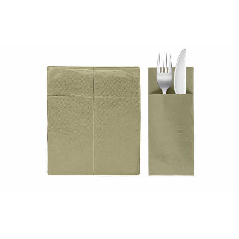 VelaHub Soft Point 50 Cutlery Napkins, High-Quality Disposable Napkins, 32