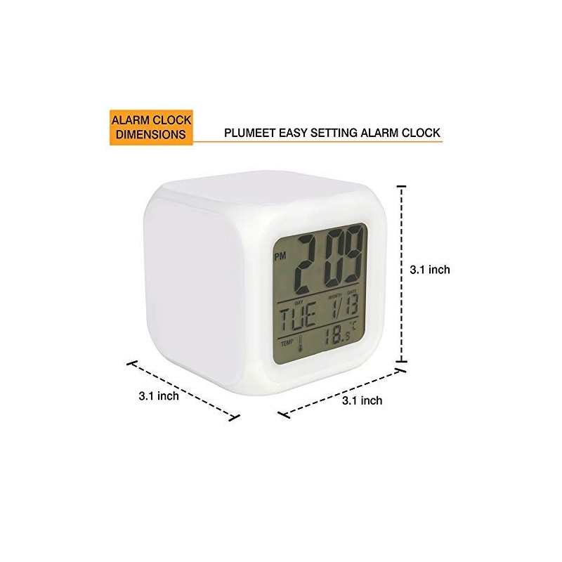 XUWU Baseball Ball Alarm Clock for Kids Boy Girl 7