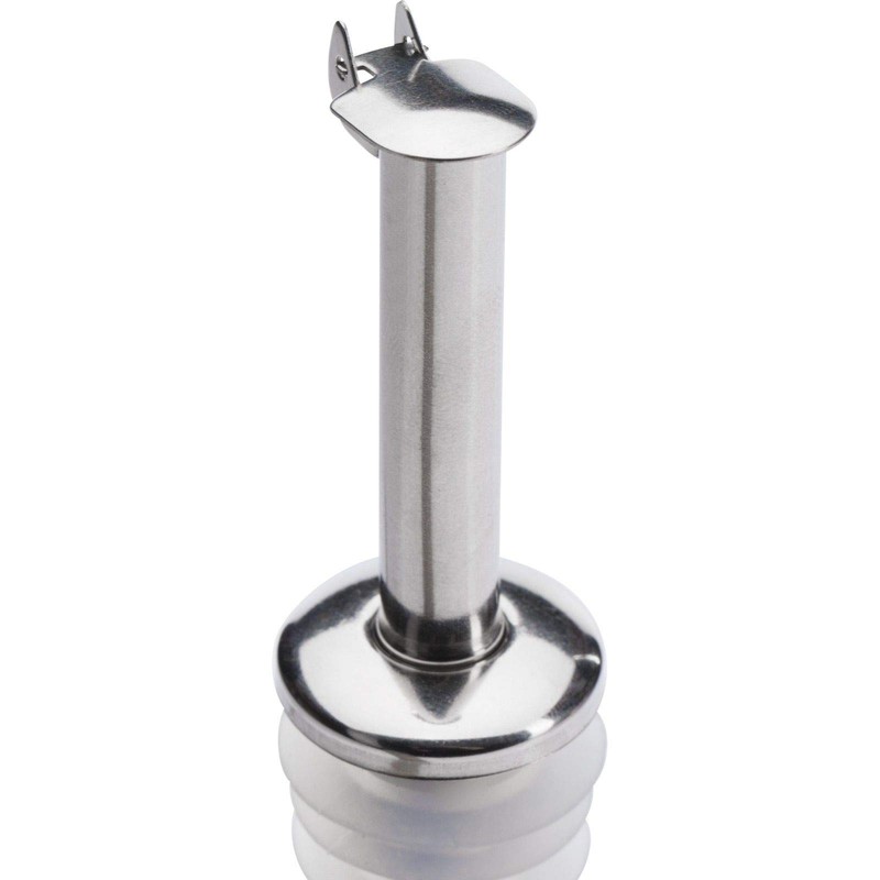 Westmark 2 FlaschenausgieÃ?er mit Kläppchen, Silikonkorken