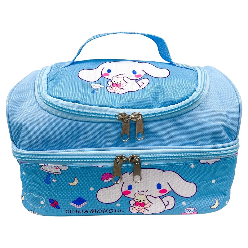 Cinnamoro-ll Lunch Box, C-innamoroll Bag, Cinnamo-Roll Lunch Bag, Insulated Portable