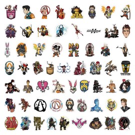 110Pcs Game Stickers,Vinyl Laptop Luggage Skateboard Books Water Bottle Stickers,Game Party Decoration,Gift for Adult Children Teenagers