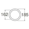 SANEI PP40-63-M Sink Drain Valve Mounting Gasket for H650 7.3