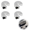 4 binari lineari SBR12, anello di bloccaggio lineare per SBR12,