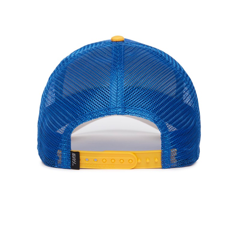 Goorin Bros. Trucker Cap Ram Fan Blue Yellow Size: One