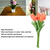 10pcs Artificial Tulip Flowers High Simulation Flowers Decor for Living