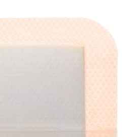 Cardinal Health™ Silicone Bordered Foam Dressing, Lite, 6 x 6IN, Case of of 5 Boxes of 10