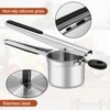Potato Ricer with 4 Interchangeable Discs, Large 15oz Heavy Duty