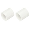 sourcing map 50mm PVC Pipe Coupling Adapter, 2 Pcs Pipe