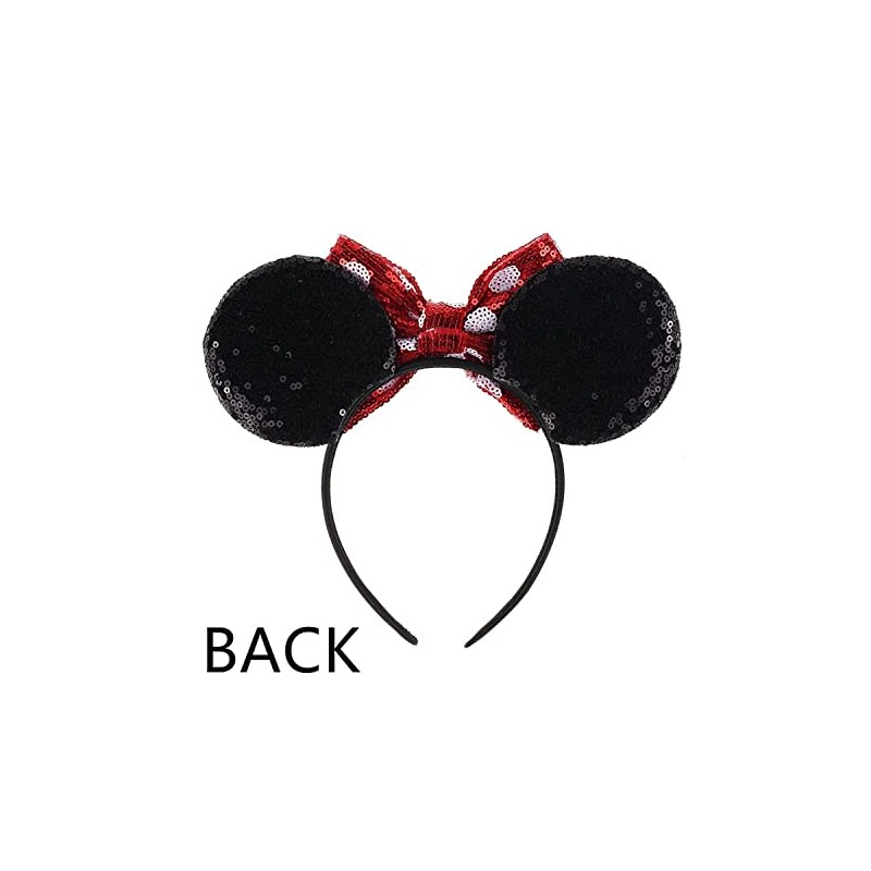 Mouse Ears Bow Headbands for Kids Girls Women