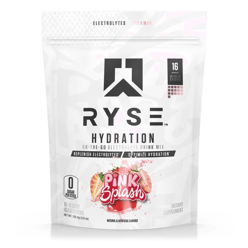 Ryse Supps Hydration - On-The-Go Electrolyte Drink - Specification: Blue