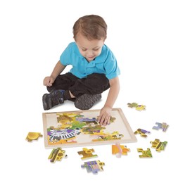 Melissa & Doug African Plains Jigsaw Puzzle 24 pc