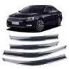 MISIOEK Rain Guards Suitable for 2011-2018 Passat,Window Visor,Dark Smoke Accessories,Window