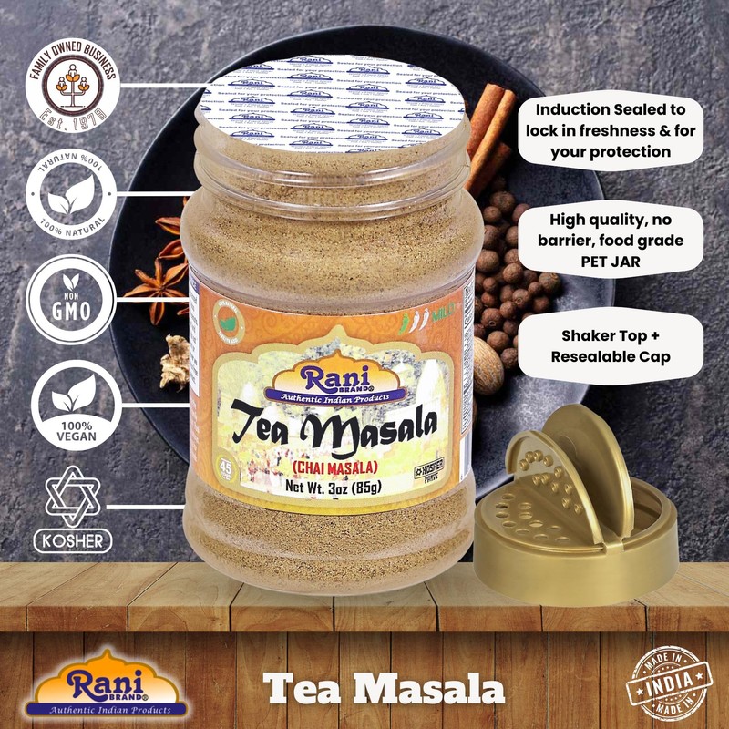 Rani Tea (Chai) Masala Indian Spice Blend 3oz (85g) PET