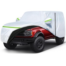 Car Cover for Ford Bronco 4 Door Waterproof All Weather Windproof Fit for Ford Bronco 2021 2022 2023…