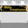 Decorazioni di buon compleanno, striscioni di buon compleanno, striscioni di