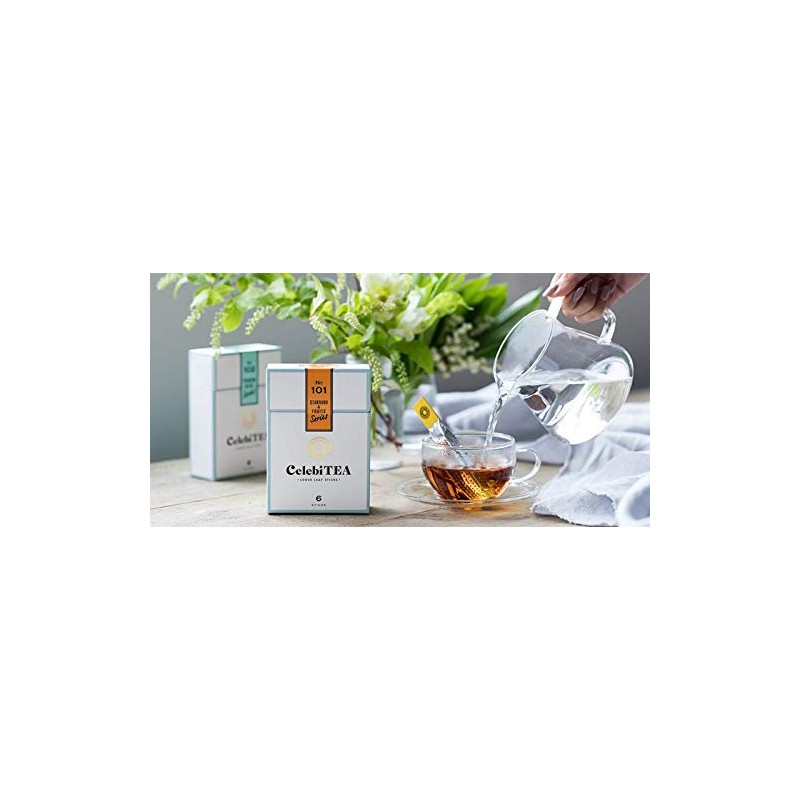 Tea Sticks CelebiTEA Cerevity Box of 6 Flavored Tea btea