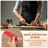 PATIKIL ABS Safety Knife Cover Sleeves for 8" Chef Knife,
