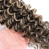 Dokksiiia Highlight Ombre Blonde Deep Wave Bundles Human Hair P4/613