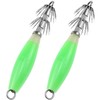 Haidong 2pcs Luminous Squid Clip Fluorescent Cuttlefish Clip The Octopus