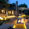 GUOTONG 50ft/15m Plug in LED Rope Lights, 540 Warm White