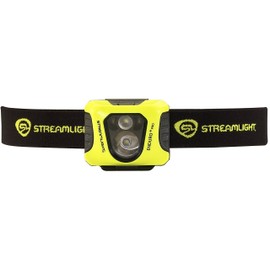 Streamlight 61420 Enduro Pro 200-Lumen 2250-Candela Ultra-Light LED Headlamp with AA Batteries and Elastic Strap, Box, Yellow