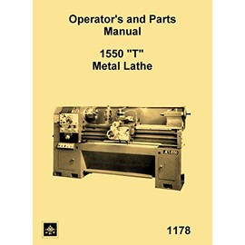JET, Enco, MSC, Asian 1550 T Metal Lathe Instructions & Parts Manual