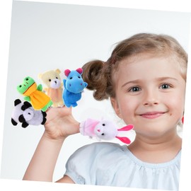 Abaodam Juego De 10 Uds. Animales títeres de Dedo títeres de Animales Cuentos Infantiles con títeres Marionetas de Dedo Juguetes Lindas Marionetas de Mano cesto muñeca Que Cuenta Cuentos