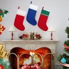 Tokforty 36 Pack Felt Christmas Stockings, 19 Inches Red and