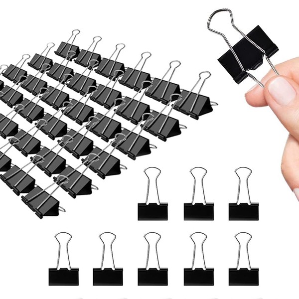 Extra Large Binder Clips, 12 Pack, 2.4 Inch, Standard 60mm,