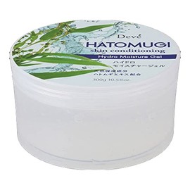 Kumano Oil Dib Hatomugi Hydro Moisture Gel, 10.6 oz (300 g), All-in-One Gel
