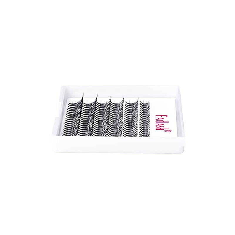 FADLASH Lash Clusters Extensions Individual Lashes Natural Soft 120pcs 10D