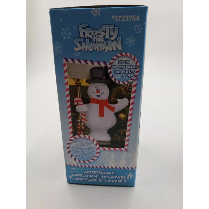 Gemmy 22" FROSTY the SNOWMAN Airblown Inflatable Christmas NIB USB