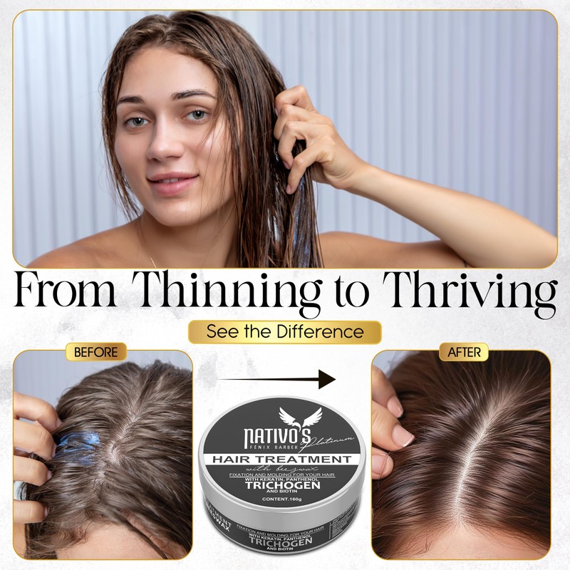 Nativo's Hair Styling Cream and Regrowth Treatment For Men and