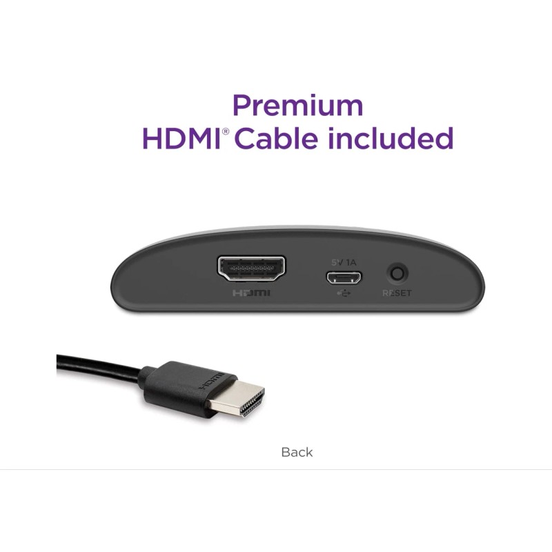 Roku Express 4K+ Streaming Media Player – 4K HDR HD