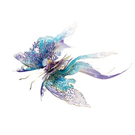 Microworld 3D Metal Puzzle Kits, Wish Butterfly 3D Puzzles for Adults, Home Blessing Metal Model Kits, DIY Brain Teaser Creative Handcraft Gift for Teen Family for Birthday- (Friendship)