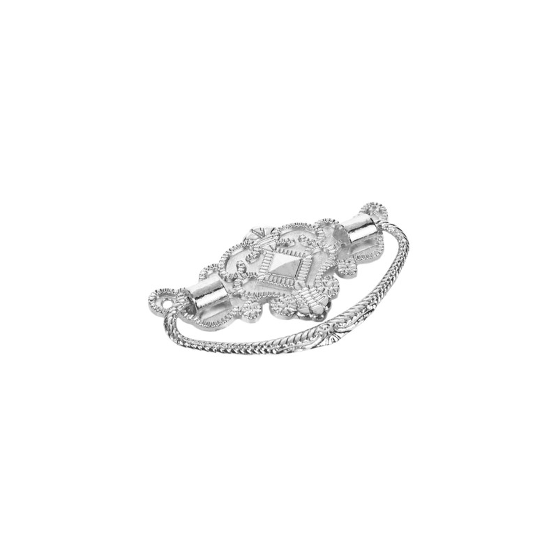Savagrow 8pcs Vintage Antique Cabinet Bail Pull Handle Silver Drop