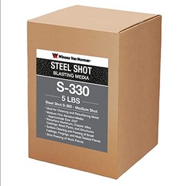 Steel Shot S-330 - Blasting Media - Medium Shot Size (5lb)