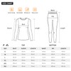 HiZiTi Ropa interior térmica para mujer, conjunto de pantalones largos