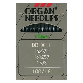 Organ DB X 1 Industrial Needles 16X257 Size 100/16 (10pk)