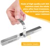 26 Blades Stainless Steel Feeler Gauge, Metric and Imperial Gap