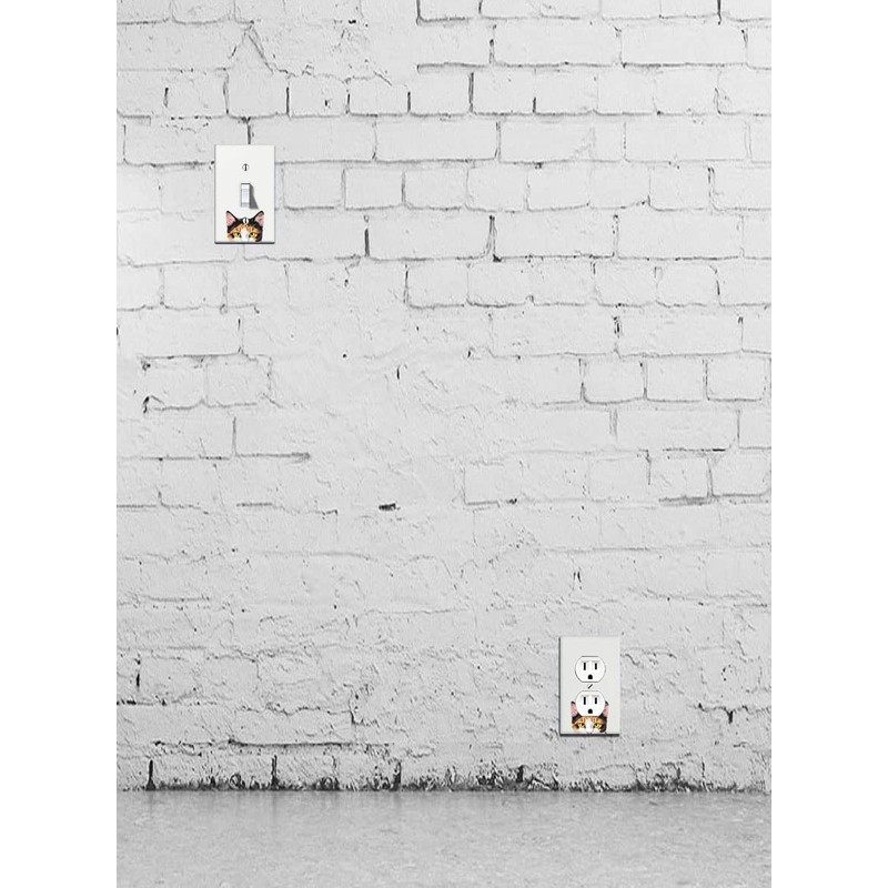 WIRESTER Single Gang Toggle Light Switch Plate/Wall Plate Cover -