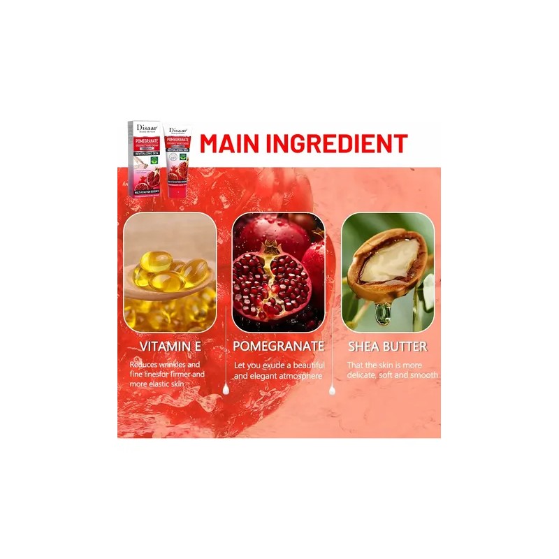 Crema Manos Antiedad, Granada Y Vitamina E, Hidrata Y Repara