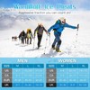 WardWolf Crampons for Hiking Boots 25 Spikes Crampons Ice Snow