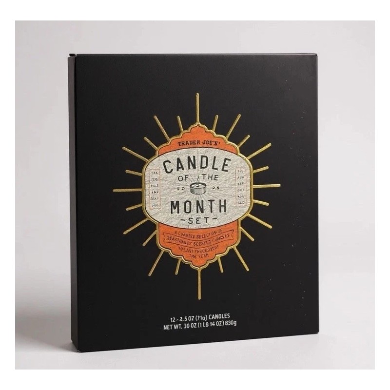 Trader Joe's - Candle Of The Month 2026 Set of