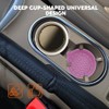Lyxheth 4PCS Car Cup Holder Coaster, Cup Holder Insert, Silicone